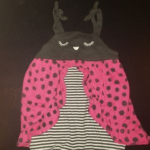 Cat & Jack Baby Girl Ladybug Romper